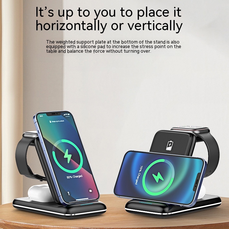<h4>3_In_1 Wireless Charger Foldable Removable Charger<h4/><br/> <p>📦 Retail Price (Amazon): 75 AUD <br/> 🔥 Special Offer: 55 AUD Only!</p> - Image 3